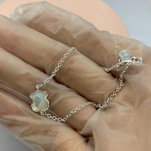 Tous Silver TOUS Color Bracelet with faceted mother-of-pearl